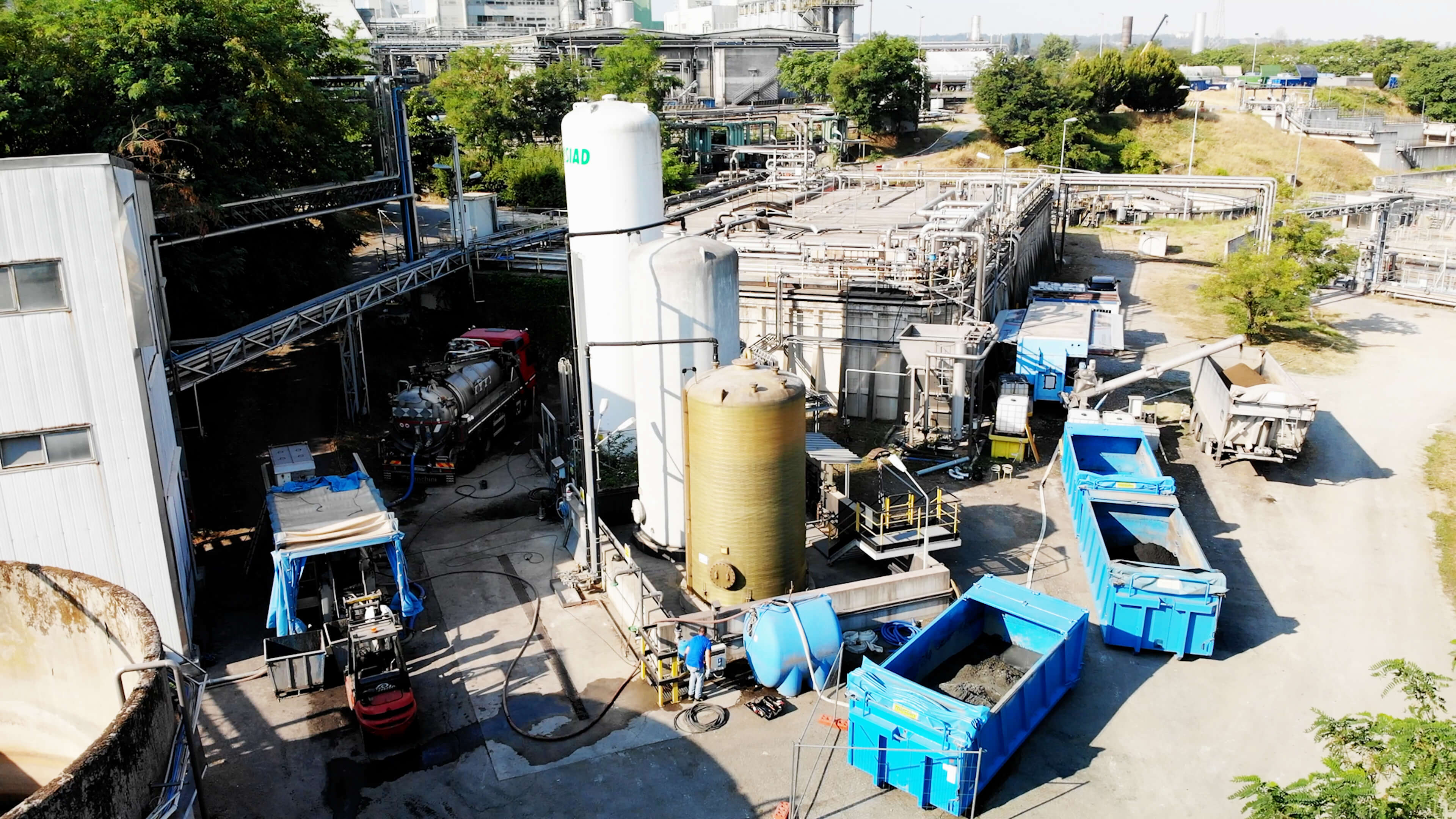 centrifuga per disidratazione fanghi industriali