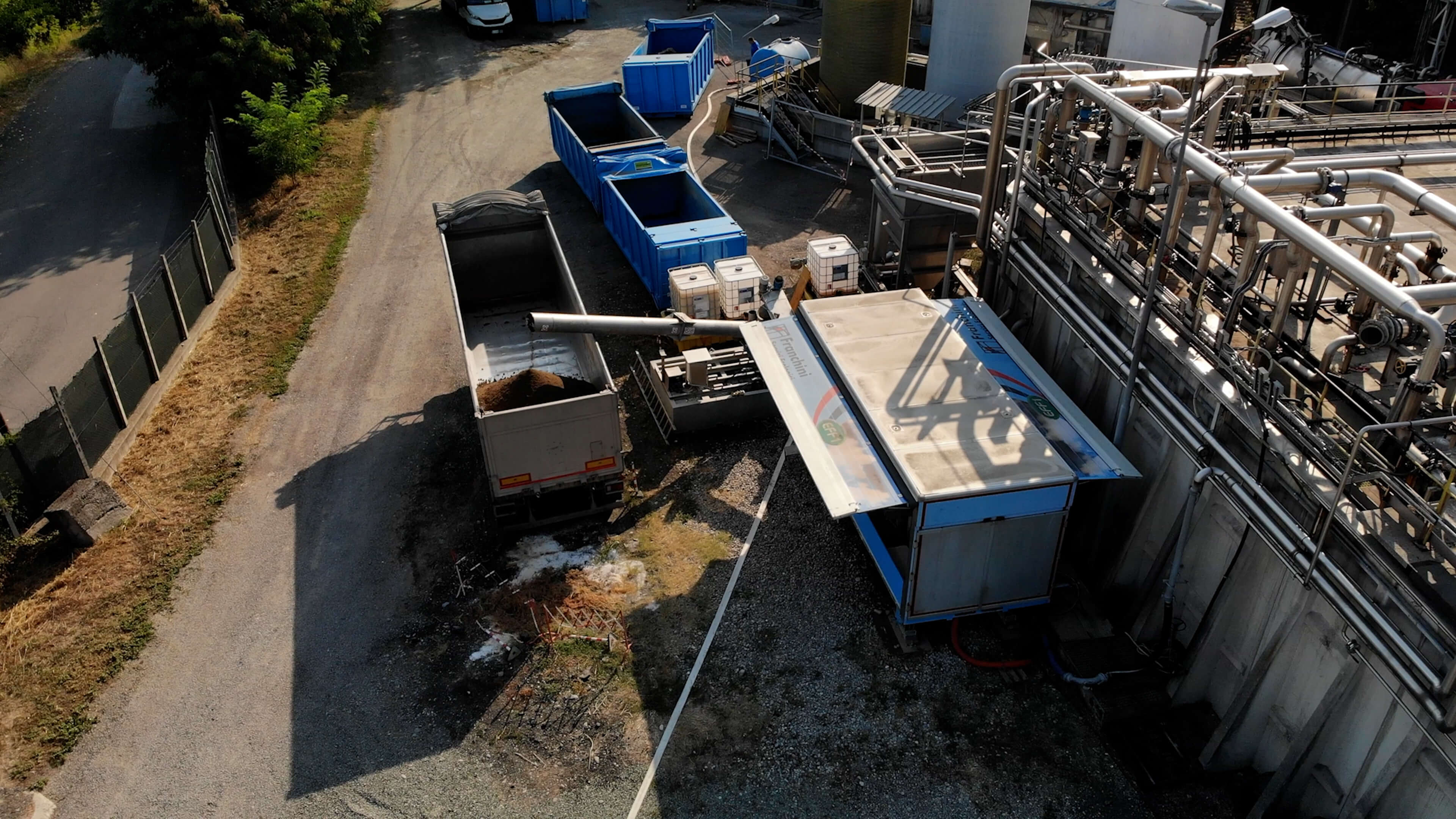 centrifuga per disidratazione fanghi industriali
